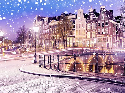 Adventní Amsterdam + Zaanse Schans + Haag (letecky z Prahy)